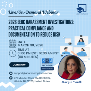 EEOC Harassment Investigations: Practical Compliance and Documentation to Reduce Risk