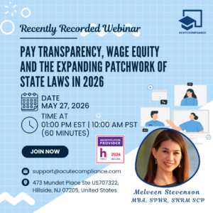Recorded Pay Transparency, Wage Equity and the Expanding Patchwork of State Laws in 2026