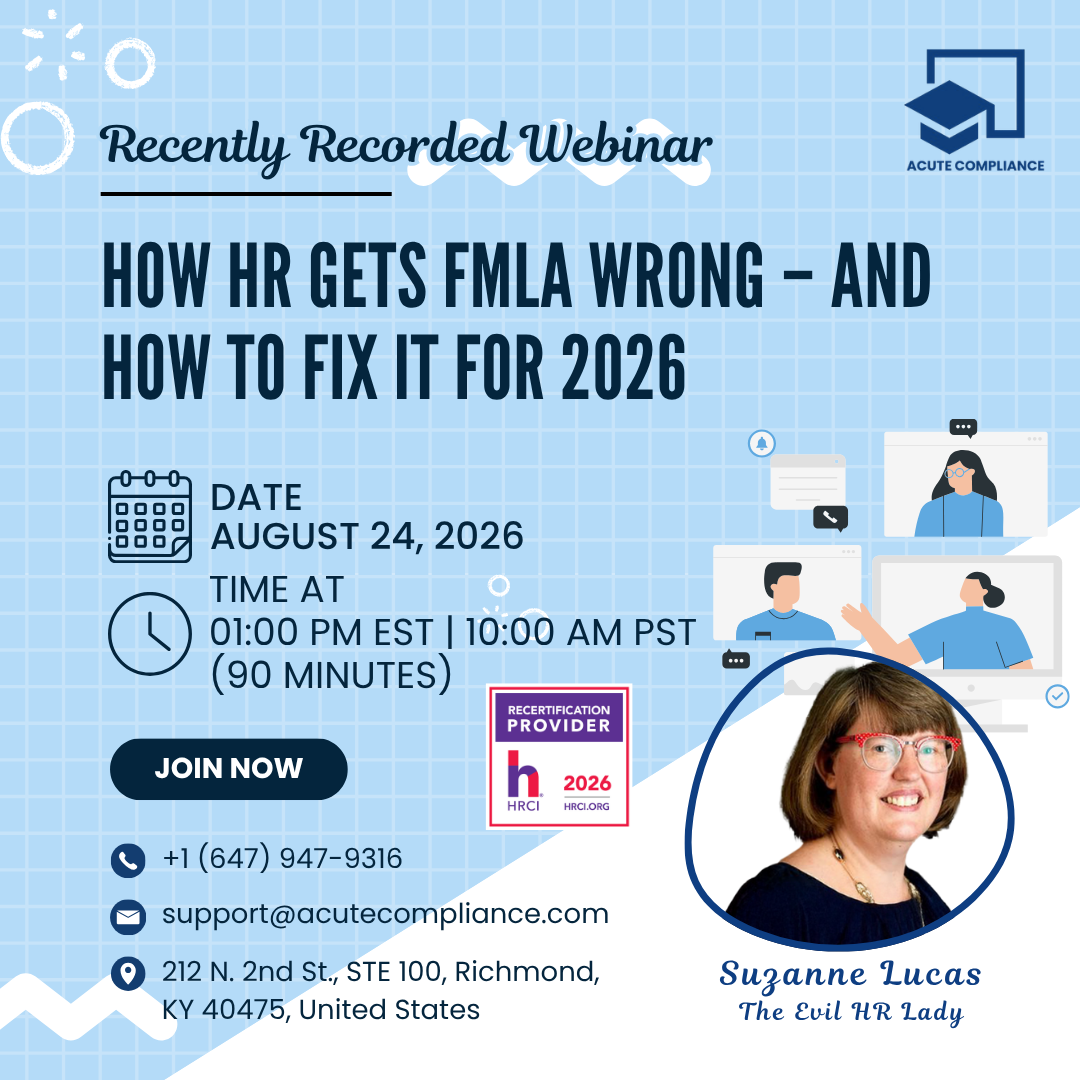 How HR Gets FMLA Wrong – And How to Fix It for 2026