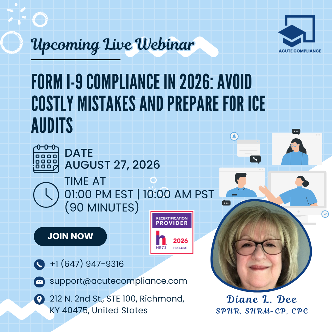 Form I-9 Compliance in 2026: Avoid Costly Mistakes and Prepare for ICE Audits