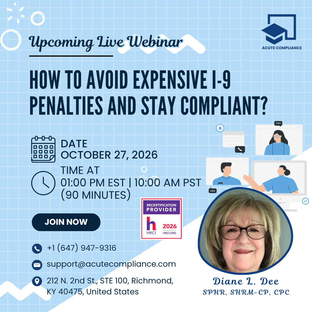 How to Avoid Expensive I-9 Penalties and Stay Compliant?